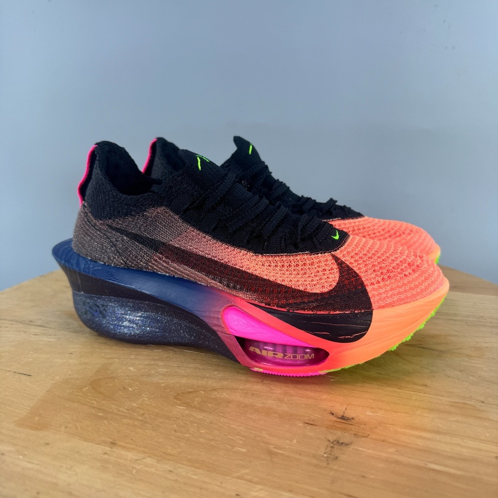 Nike Air Zoom Alphafly Next% 3 Womens Size 8 Glam Running Shoes Orange Pulse NEW